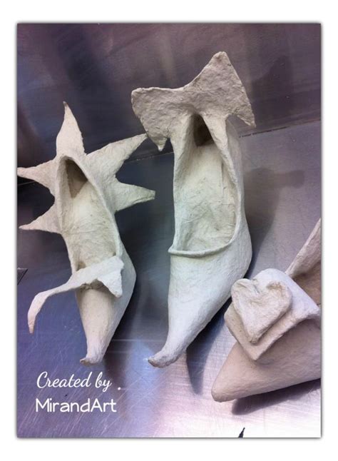 Pin By Punkaspie Art On Altered Shoes Paper Shoes Papier Mache