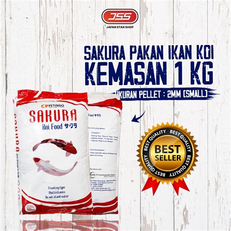 Jual Sakura Pakan Ikan Koi Kg Mm Shopee Indonesia