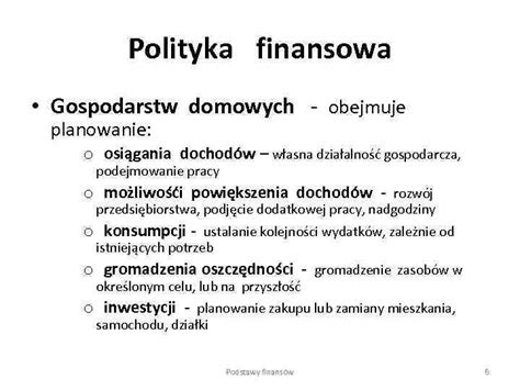 Finanse Podstawowe Poj Cia Definicje Podstawowych Poj Funkcje Finans W