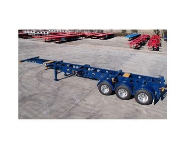 CIMC AU10 40 3Way Lightweight Skeletal Trailer For Sale From CIMC