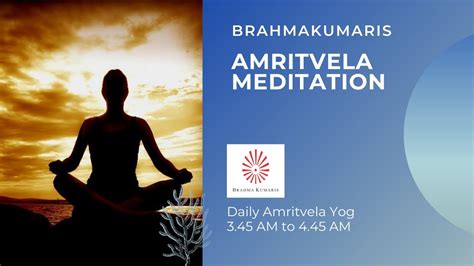 Live Amritvela Meditation Youtube