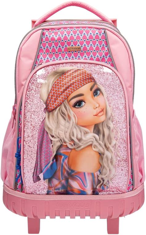 Depesche Topmodel Seventies Schulrucksack Mit Glitzer Model