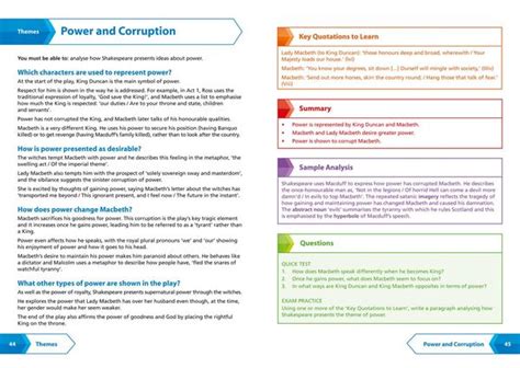 Collins Snap Revision Text Guides Macbeth Aqa Gcse English