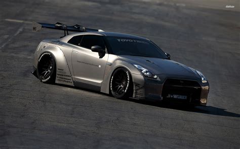 Hình Nền Xe Hơi Nissan Gtr Xe Thể Thao Nissan Gt R Coupe Xe Hiệu Suất Liberty Walk Bánh