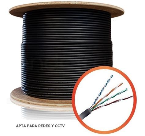 Bobina Cable Redes Utp Cat5e Exterior 305m Calidad Superior U S 82 00