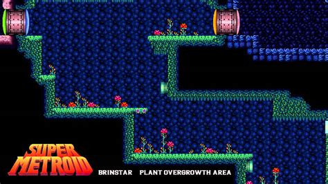 Brinstar Plant Overgrowth Area Super Metroid Youtube