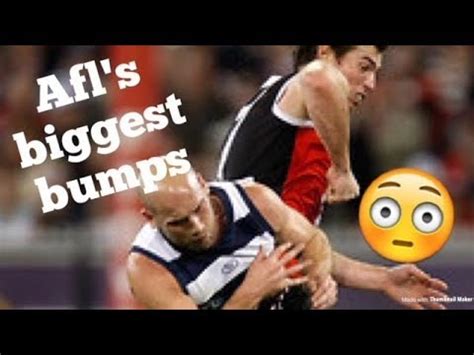 AFL S BIGGEST BUMPS AND HITS YouTube