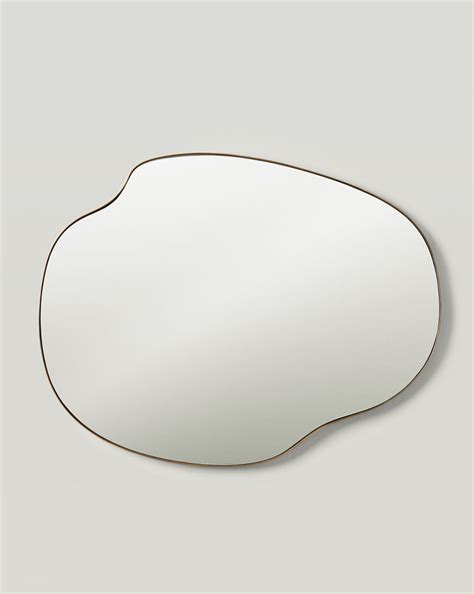 Bay Wall Mirror Brass Milk And Sugar