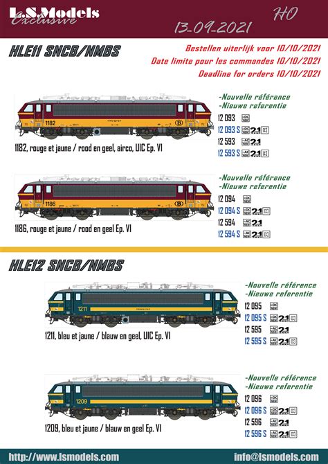 Ls Models Sncb Nmbs Hle Electric Locomotives Trainsdepot Org The Best