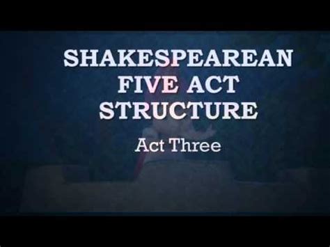 Shakespeares Five Act Structure Youtube