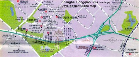 Shanghai Maps China Tourist Attractions Districts City And Suburb