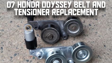 Cost To Replace Serpentine Belt And Tensioner Honda Odyss Fu