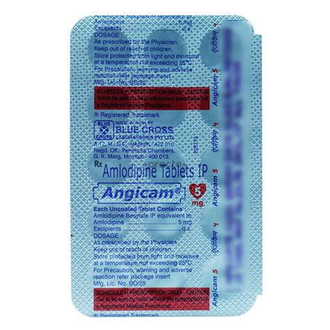 Angicam Mg Tablet Uses Dosage Side Effects Price Composition