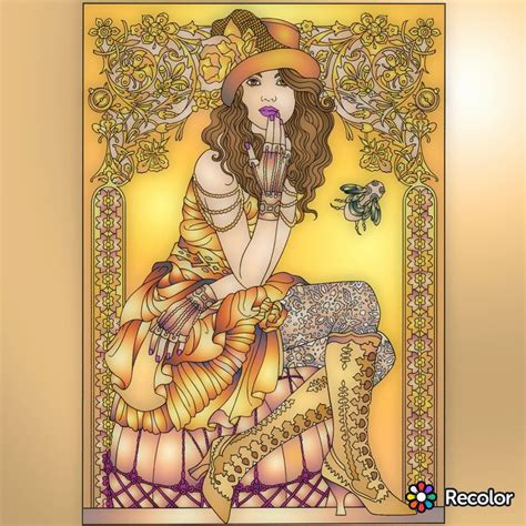 Pin By Joan Gargano On Coloriage Personnes Steampunk Patterns