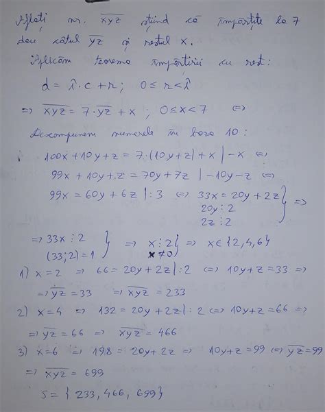 Determina I Numerele Naturale De Forma Xyz Scrise N Baza Tiind