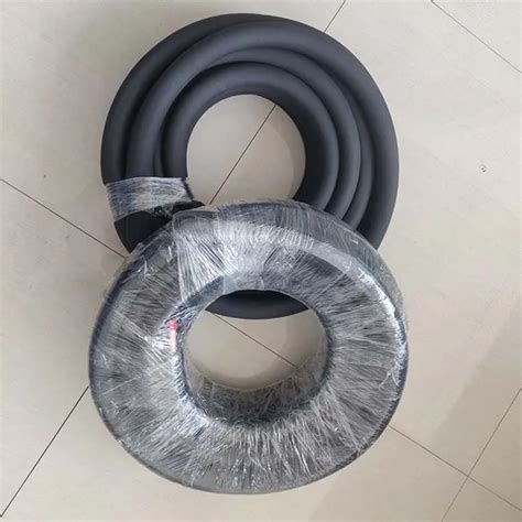 Insulated Copper Pipe Pair Coil With Black Rubber Insulation For Air