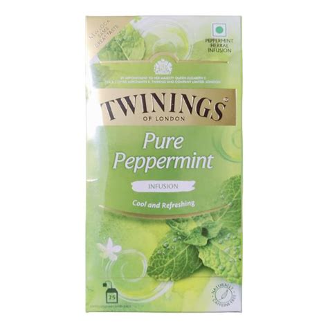 Twinings Pure Peppermint Infusion Tea Bag Pcs Gm Each Jiomart