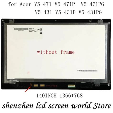 14 Laptop Led Screen For Acer Aspire V5 471 V5 471p V5 471pg V5 431 V5