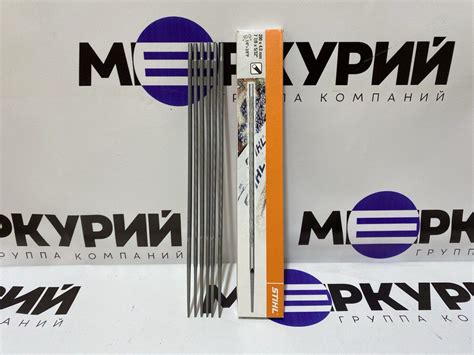 Напильник STIHL круглый для заточки цепных пил 4.0 , шаг 3/8. 6 шт ...
