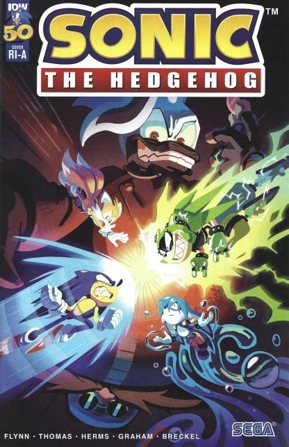 Sonic The Hedgehog 50 110 Nathalie Fourdraine Variant Sega Idw 2022 Ultimate Comics