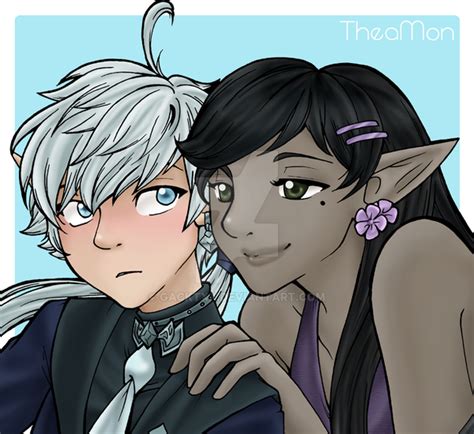 Teasing Alphinaud by gacktxx on DeviantArt