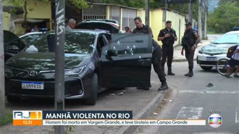 Vídeo Homem é morto a tiros em Vargem Grande RJ1 G1