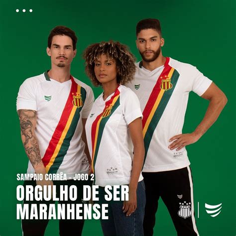 Novas Camisas Do Sampaio Corr A Super Bolla Mantos Do Futebol