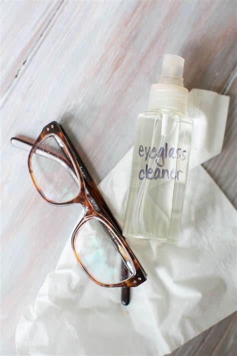 How To Make Your Own Eyeglass Cleaner With Images Eyeglass Cleaner Eye Glasses Cleaner