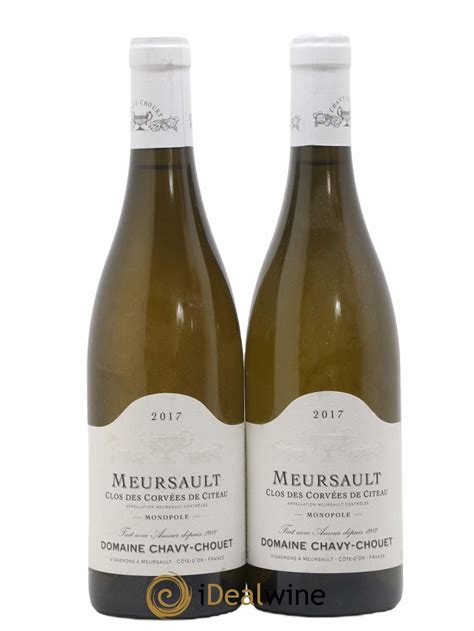 Acheter Meursault Clos des Corvées de Citeau Domaine Chavy Chouet 2017