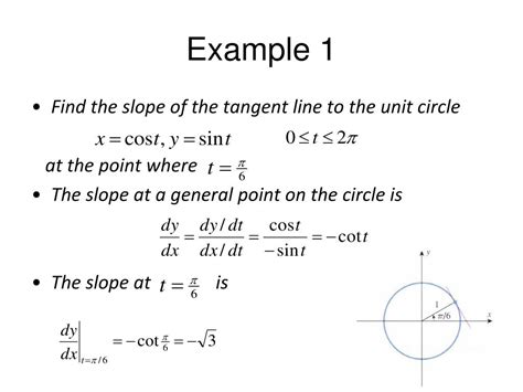 PPT Tangent Lines And Arc Length Parametric Equations PowerPoint