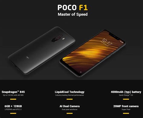 Xiaomi Poco F1 Global Version 618 Inch 6gb Ram 128gb Rom Snapdragon