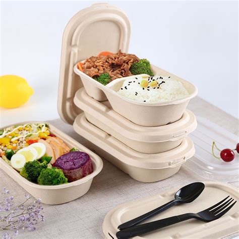 Multifunctional Disposable Biodegradable Bagasse Take Away Food