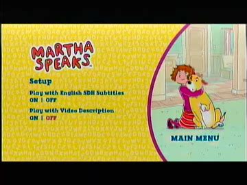 Opening & DVD Menu Walkthrough To Martha Speaks Puppies! Puppies ...