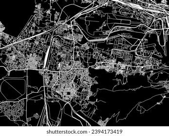 Vector City Map Gajuwaka Republic India Stock Vector (Royalty Free ...