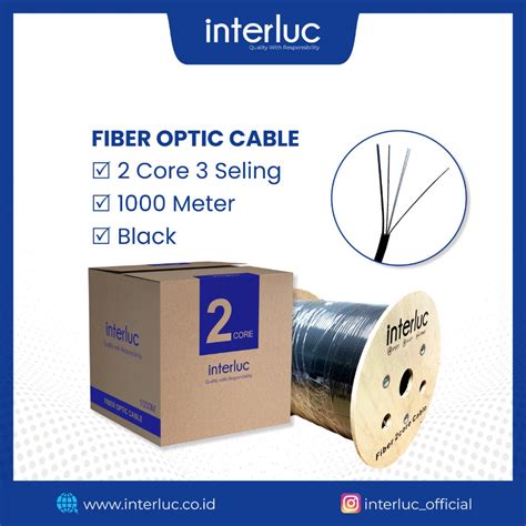 Jual Kabel Fiber Optik Core Seling Interluc Fiber Optic Cable Kabel