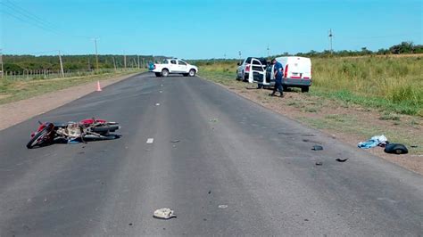 Una Persona Herida Tras Choque Entre Moto Y Auto En La Ruta Elonce