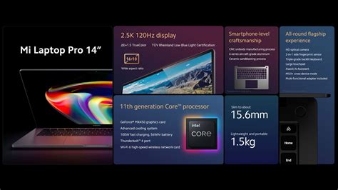 Xiaomi Announces 15 Laptop With E4 OLED Display 14 Model With 120 Hz