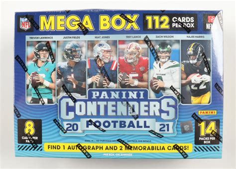 Panini Contenders Football Mega Box With Packs Pristine Auction