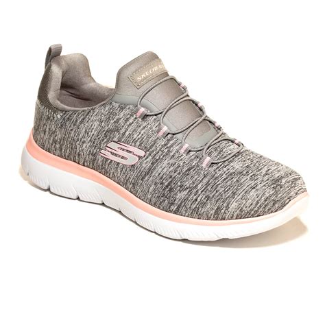 SKECHERS Damen Sneaker SUMMITS Textil Memory Foam QVC De