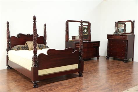 Vintage Mahogany Bedroom Set Beautiful American Antique Mahogany