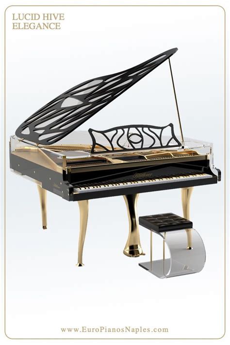 Bluthner Lucid Hive Elegance Acrylic Piano For Sale