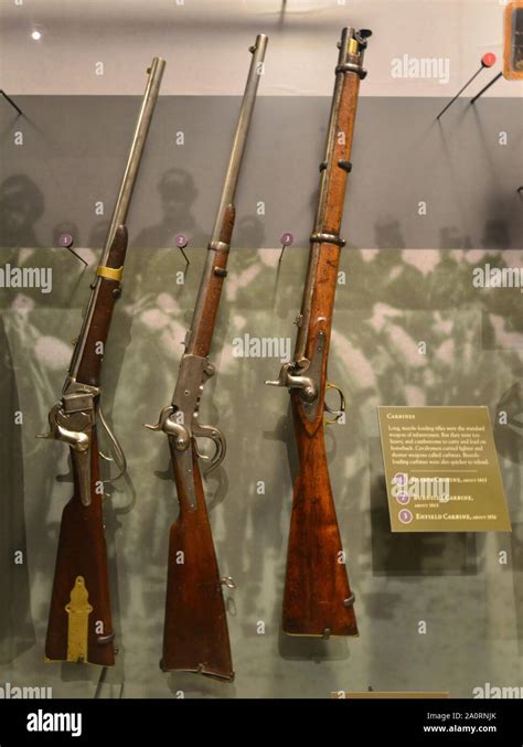 Cavalry Carbines From The American Civil War Stock Photo Alamy