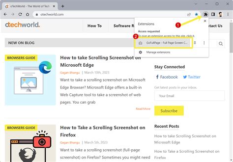 How To Capture Scrolling Screenshot On Chrome Otechworld