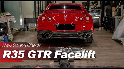 Nissan R35 GTR Facelift Sound Check W Fi EXHAUST Race Version X Utmost