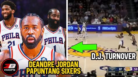 Deandre Jordan Inalis Na Sa Lakers Kukunin Naman Ng Sixers YouTube