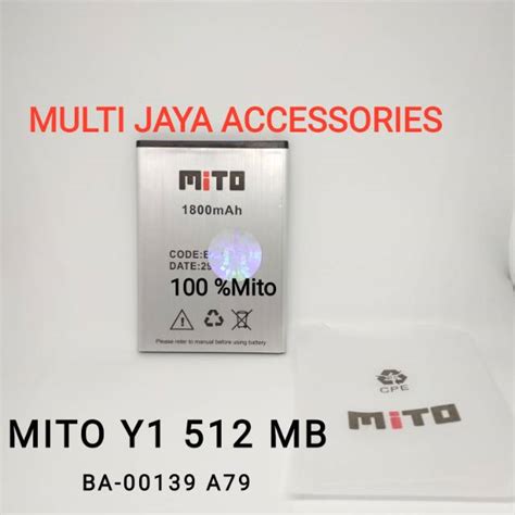 Jual Baterai Original Mito Y1 512 Mb A79 BA 00139 Battery Shopee