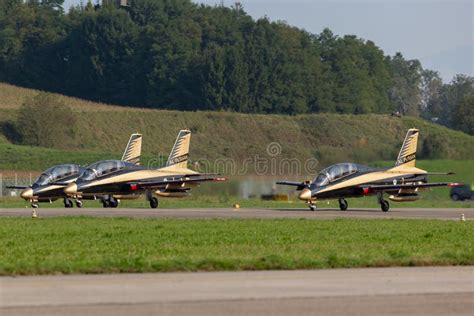 Al Fursan Aerobatic Team From The United Arab Emirates Air Force Flying