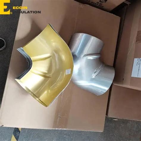 Aluminum Jacketing Elbow And Cups 90 Degree 45 Degree For Pipe