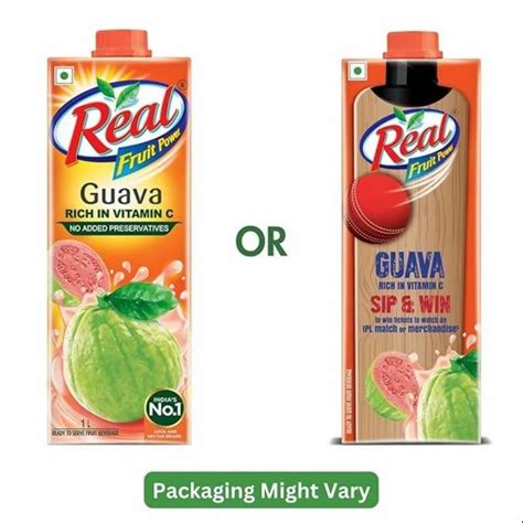 Real Guava Fruit Juice L Rich In Vitamin C No Added Preservatives