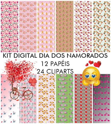 3 KITS DIGITAIS DIA DOS NAMORADOS Ref 012 Elo7